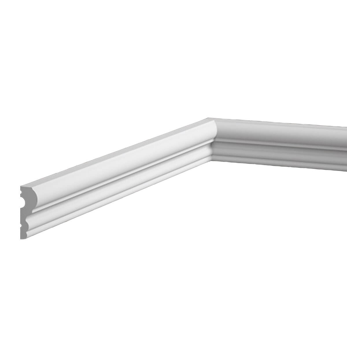 Biała ozdobna listwa ścienna MD325 4 cm - Mardom Decor